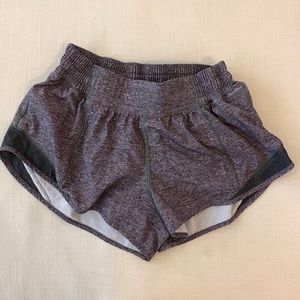 Lululemon Hotty hot running shorts. Size 2